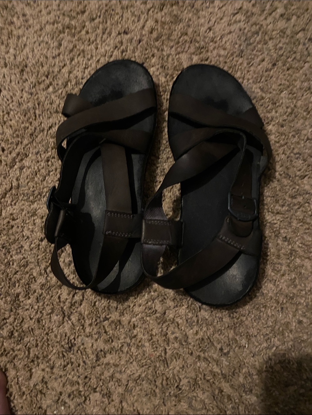 Chaco Women’s Dark Brown Cross-Strap Sandals